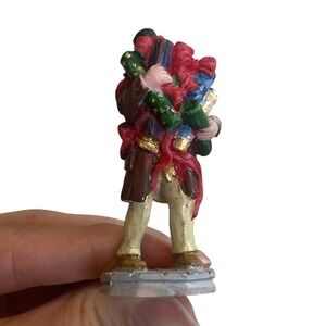 Lemax Christmas Village Town Man Carrying Presents Gifts All Wrapped Up 2005